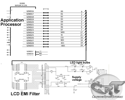 How LCD Display Interface Circuit works ~ Free CellPhone Repair Tutorials