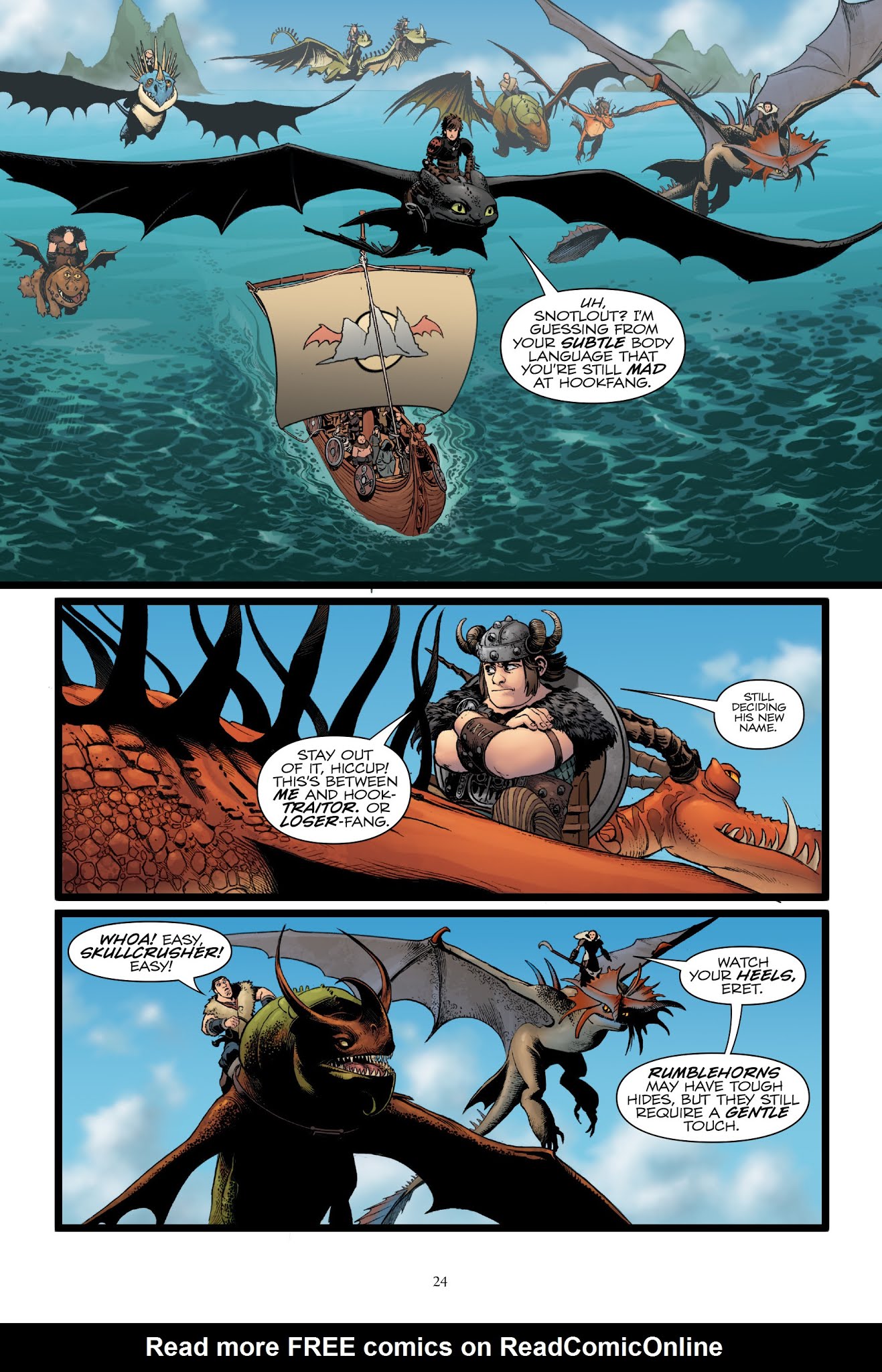 Read online How To Train Your Dragon: The Serpent's Heir comic -  Issue # TPB - 25