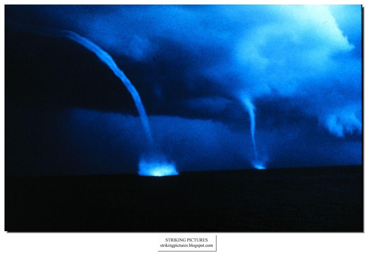 AMAZING STRIKING PICTURES.... ALL OF THEM! Waterspouts