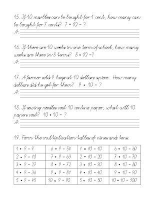 The Grammar of Math: First Lessons in Arithmetic. Lesson XL