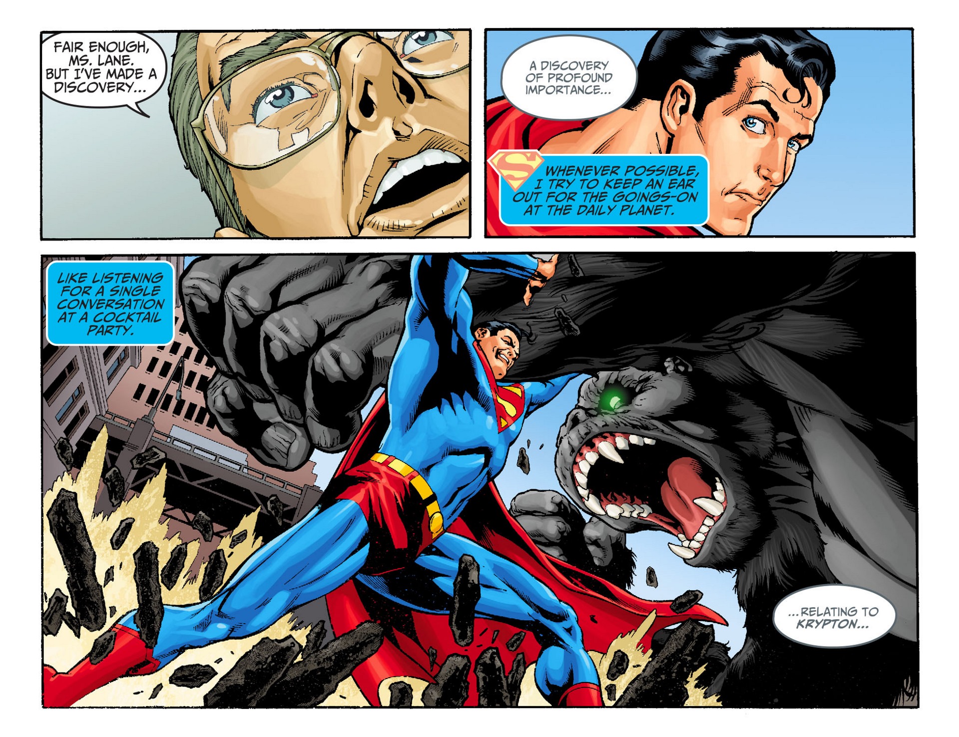Read online Adventures of Superman [I] comic -  Issue #22 - 7