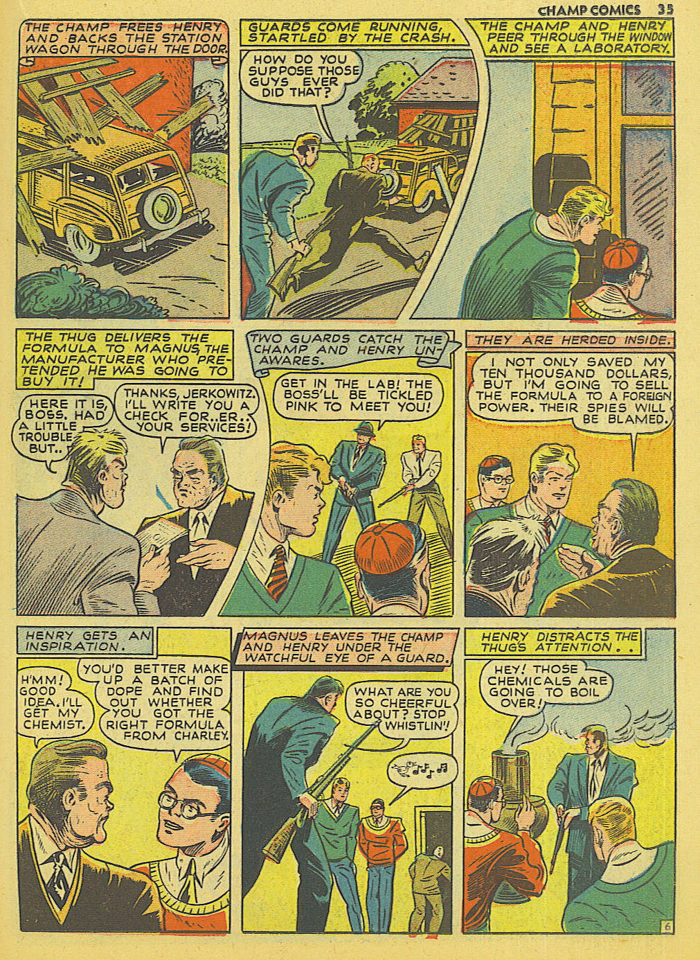 Read online Champ Comics comic -  Issue #17 - 36