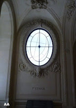 MORELLET vitrail du Louvre