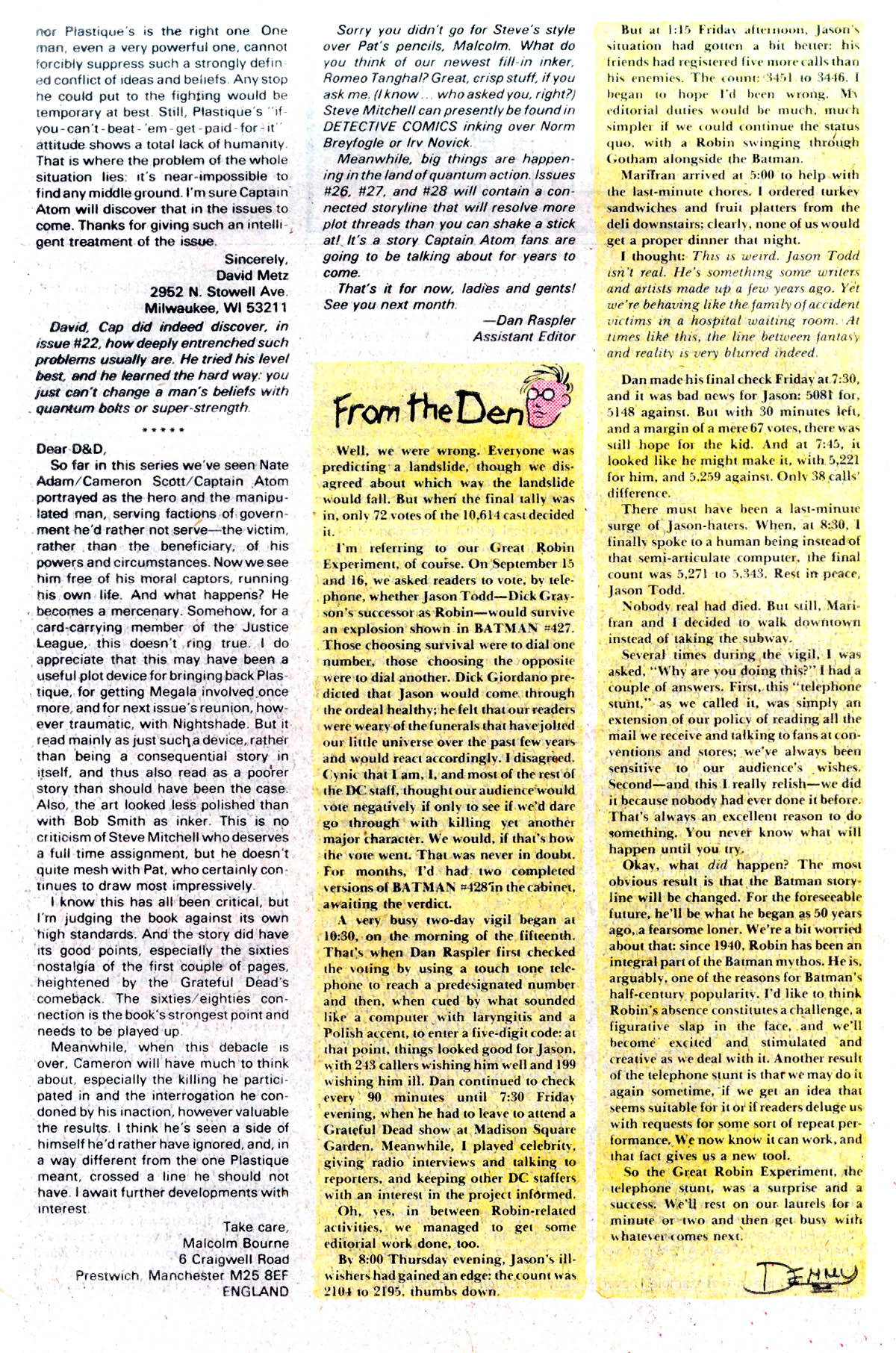 Read online Captain Atom (1987) comic -  Issue #24 - 27