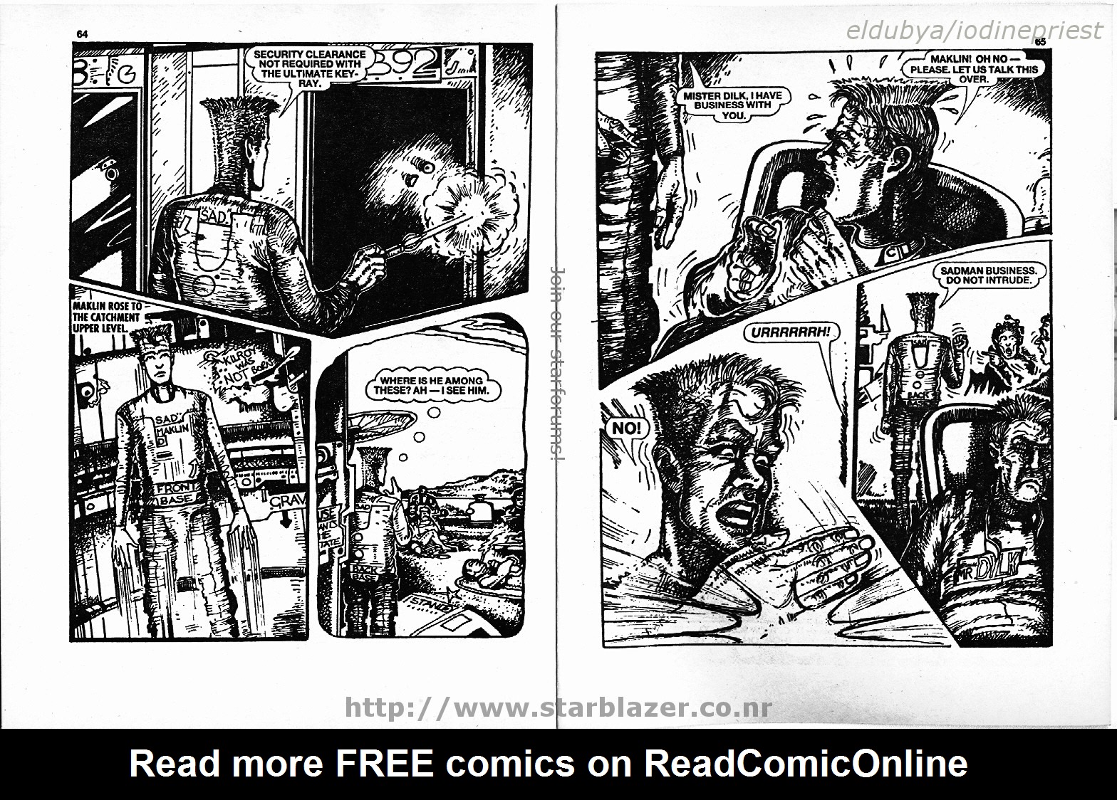 Read online Starblazer comic -  Issue #255 - 34