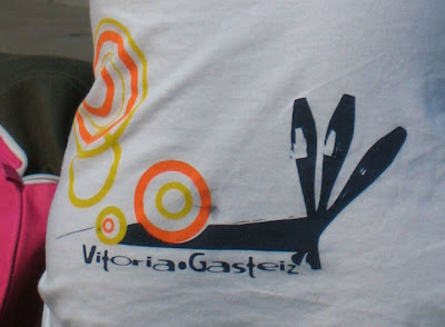 EJC 2009, Vitoria-Gasteiz, caracol de la camiseta oficial