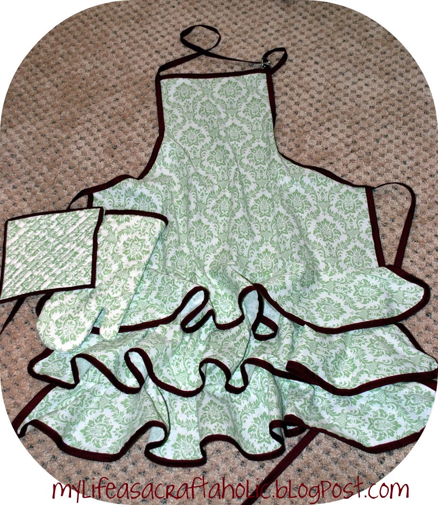 my life as a craftaholic! apron gift set