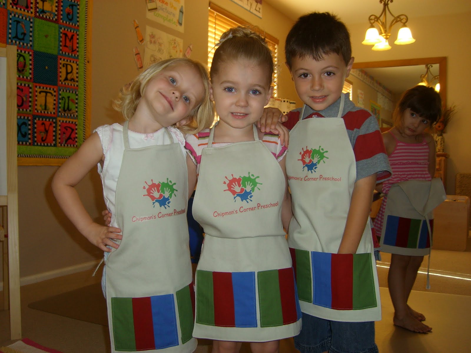 Chipman's Corner Preschool Awesome New Aprons!
