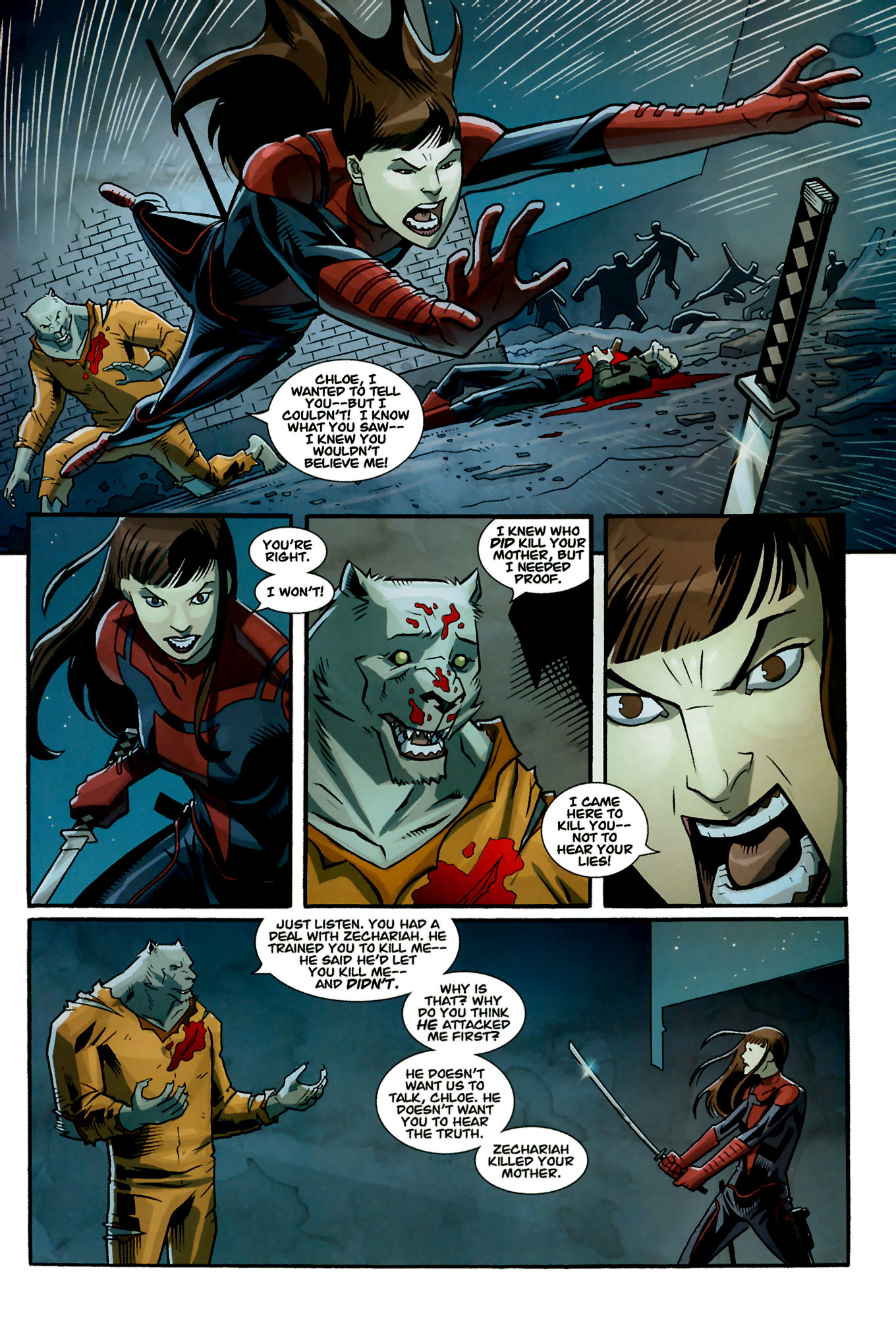 Read online The Astounding Wolf-Man comic -  Issue #16 - 18