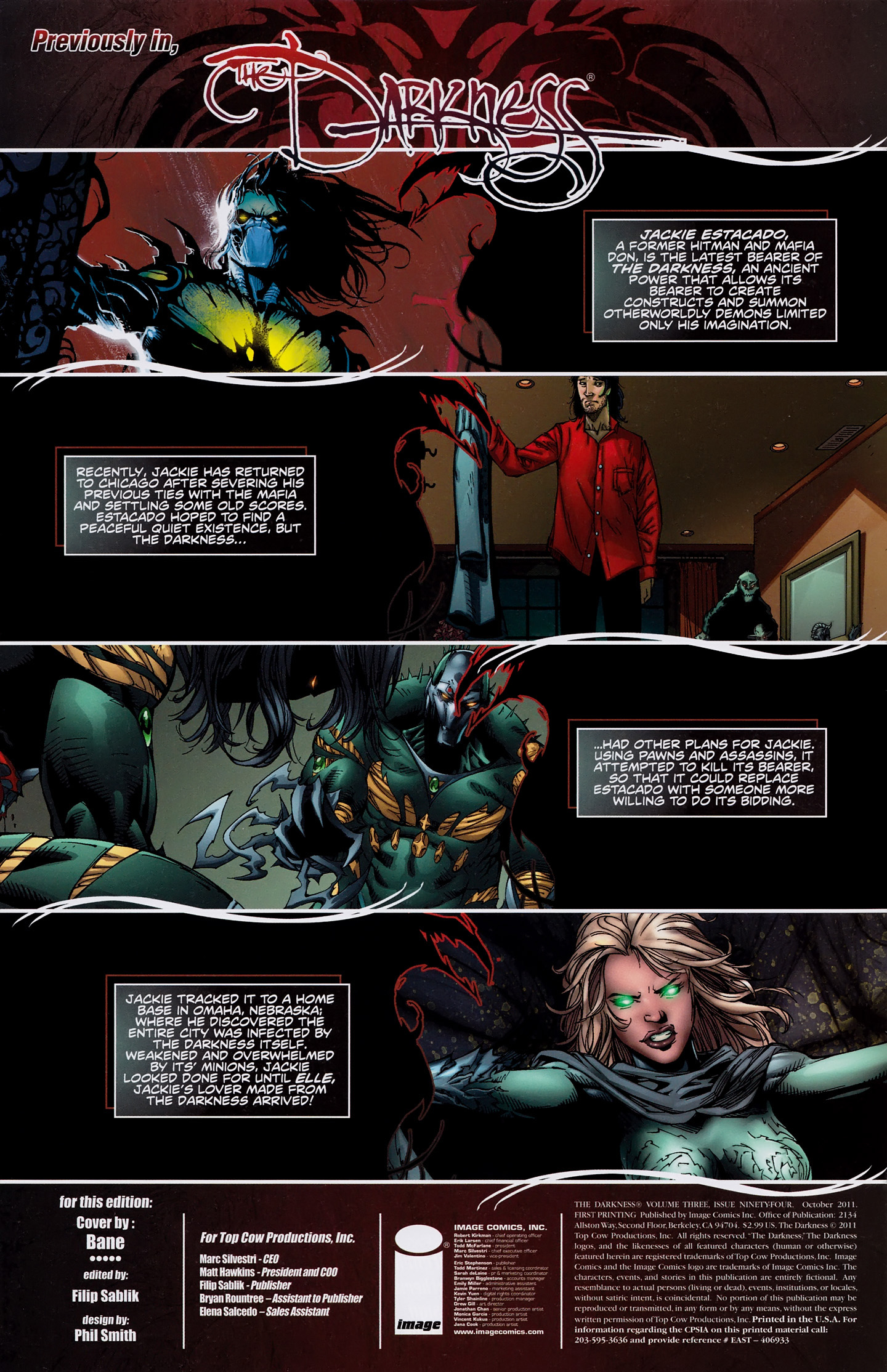 Read online The Darkness (2007) comic -  Issue #94 - 2