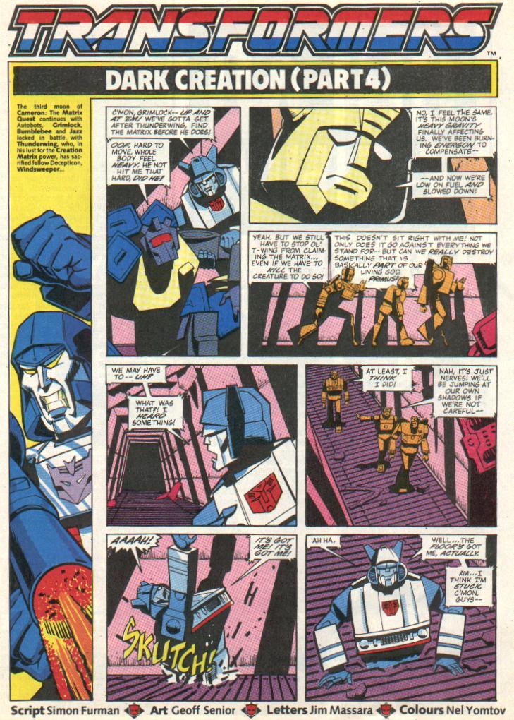Read online The Transformers (UK) comic -  Issue #293 - 1