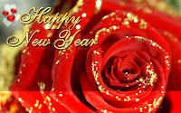 happy new year rose wallpaper