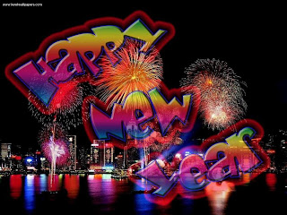 Happy New Year Fireworks Wallpaper