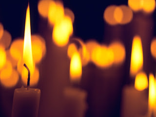 New Year Candle Wallpaper