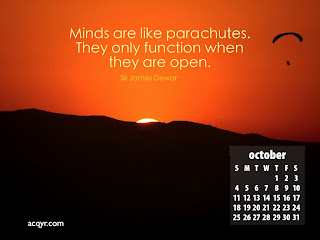 October 2009 Desktop Calendar