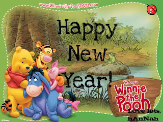 Winnie The Pooh New Year Wallpapers