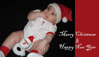 Baby Santa New Year Wishes