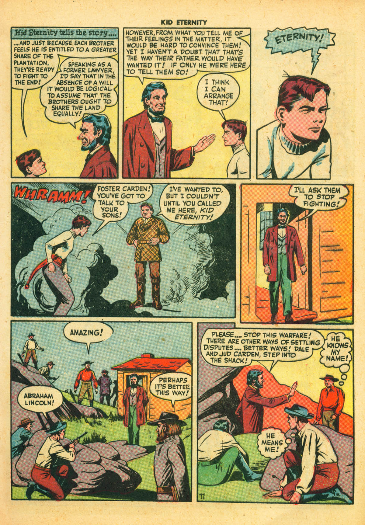 Read online Kid Eternity (1946) comic -  Issue #2 - 13