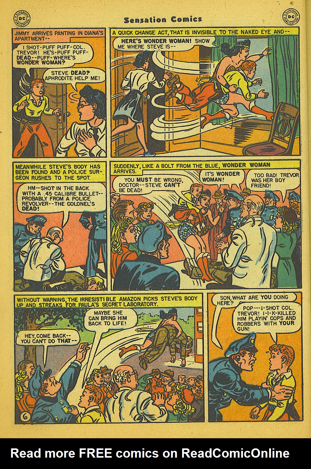Read online Sensation (Mystery) Comics comic -  Issue #66 - 8