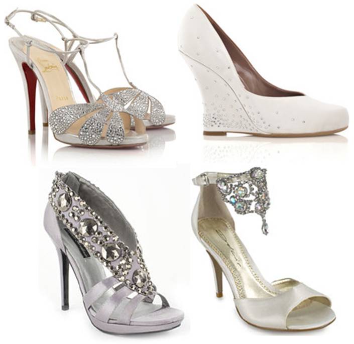 Here's a selection of wedding shoes Whether you're the bride the mother of