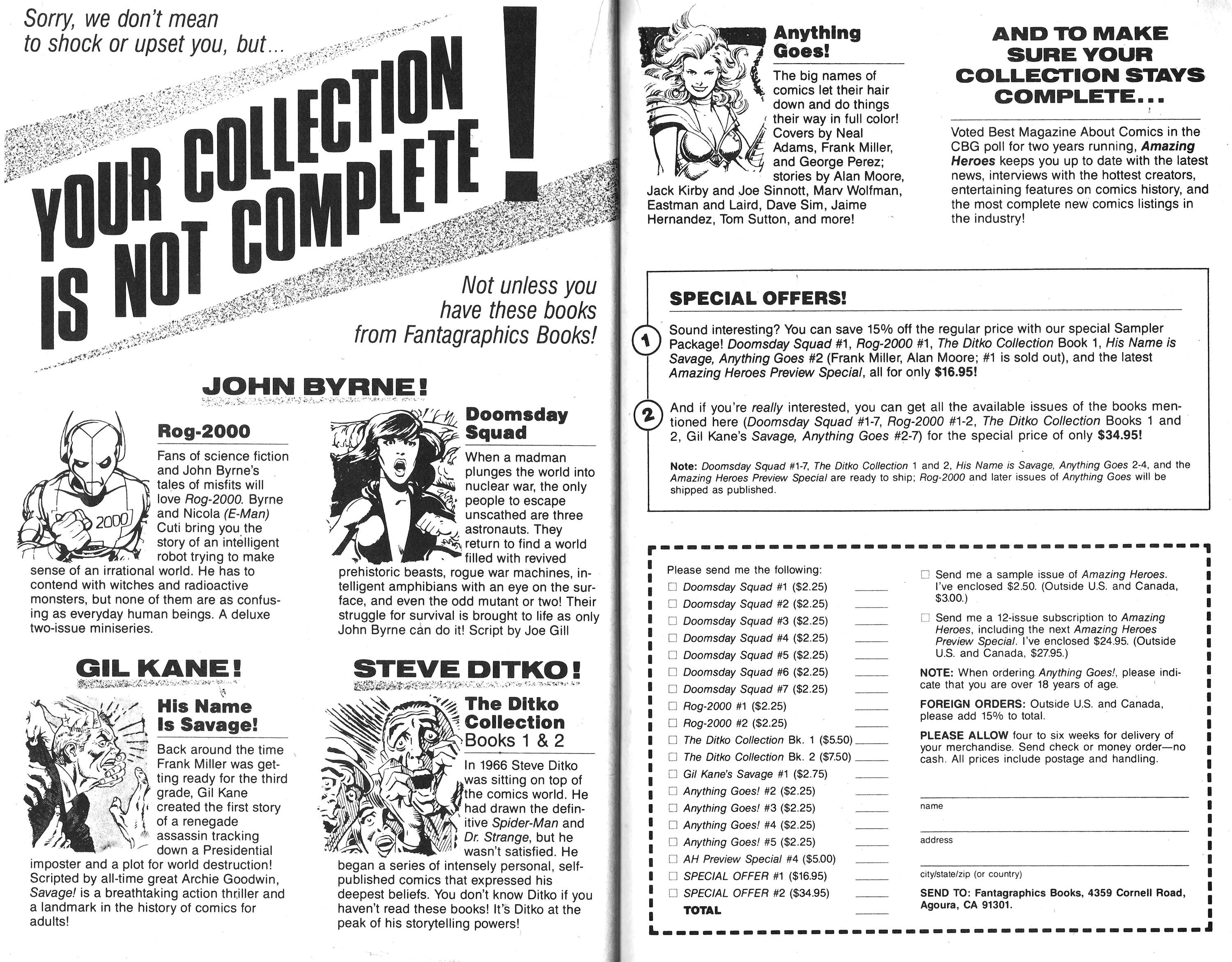 Read online Amazing Heroes comic -  Issue #116 - 36