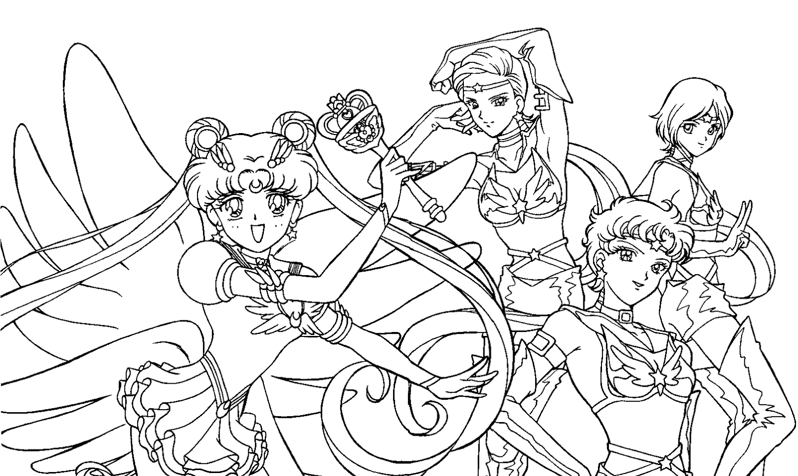 MUNDO DEL ANIME ALGUNOS DIBUJOS PARA COLOREAR