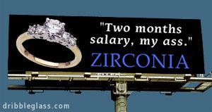Cubic Zirconia billboard