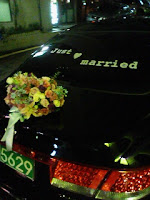 ”ｊｕｓｔ　ｍａｒｒｉｅｄ”ハネムーン・カーの巻。