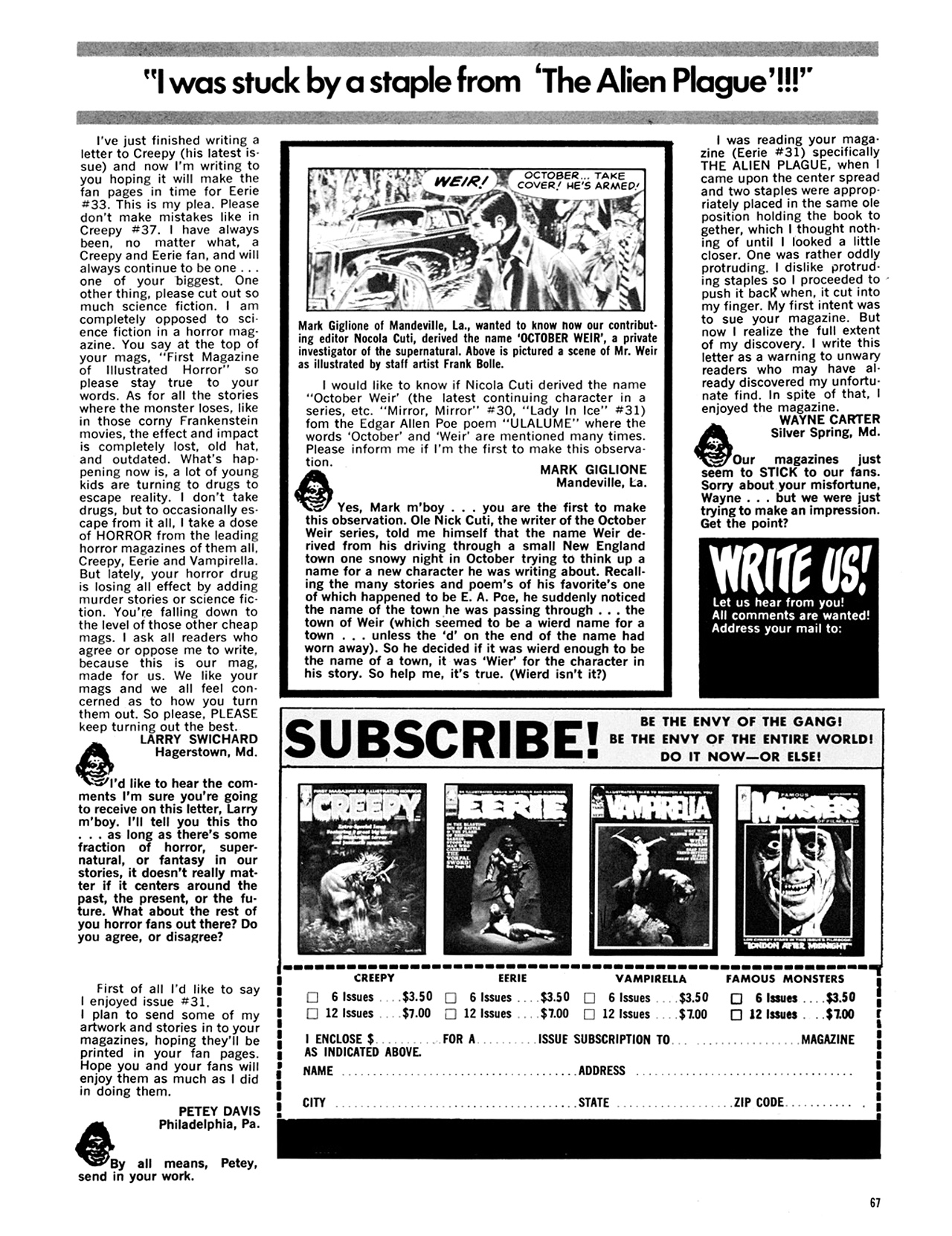 Read online Eerie Archives comic -  Issue # TPB 7 - 68