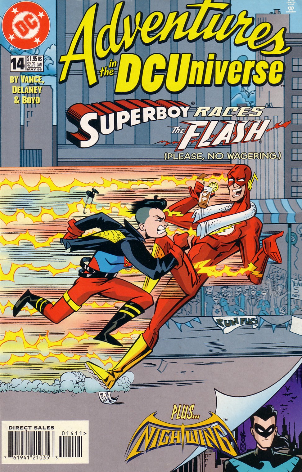 Read online Adventures in the DC Universe comic -  Issue #14 - 1