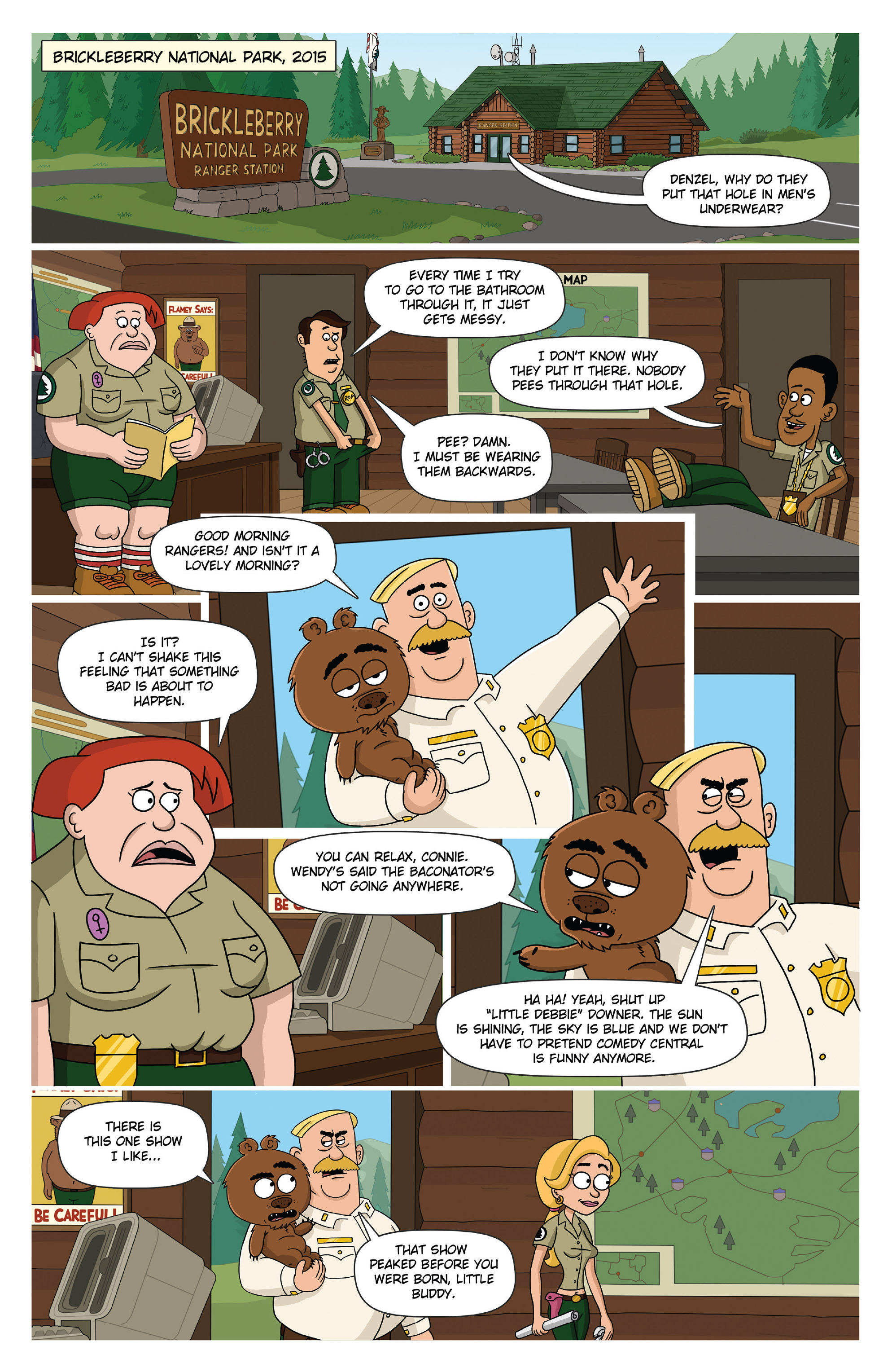 Read online Brickleberry comic -  Issue #1 - 13