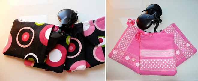 "Castañuelas" cases BLACK US$ 10.00 and PINK US$ 8.00