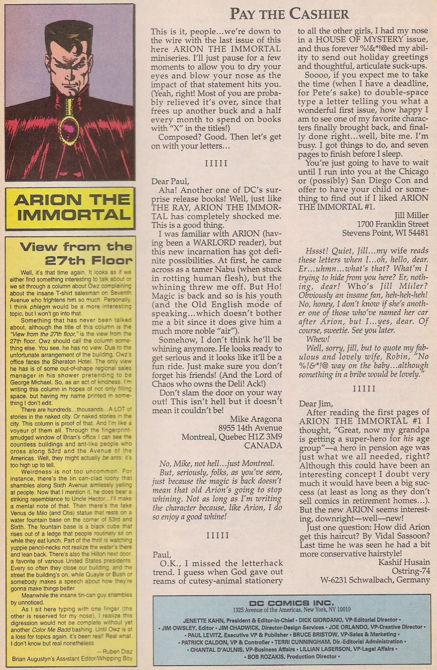 Read online Arion the Immortal comic -  Issue #6 - 29