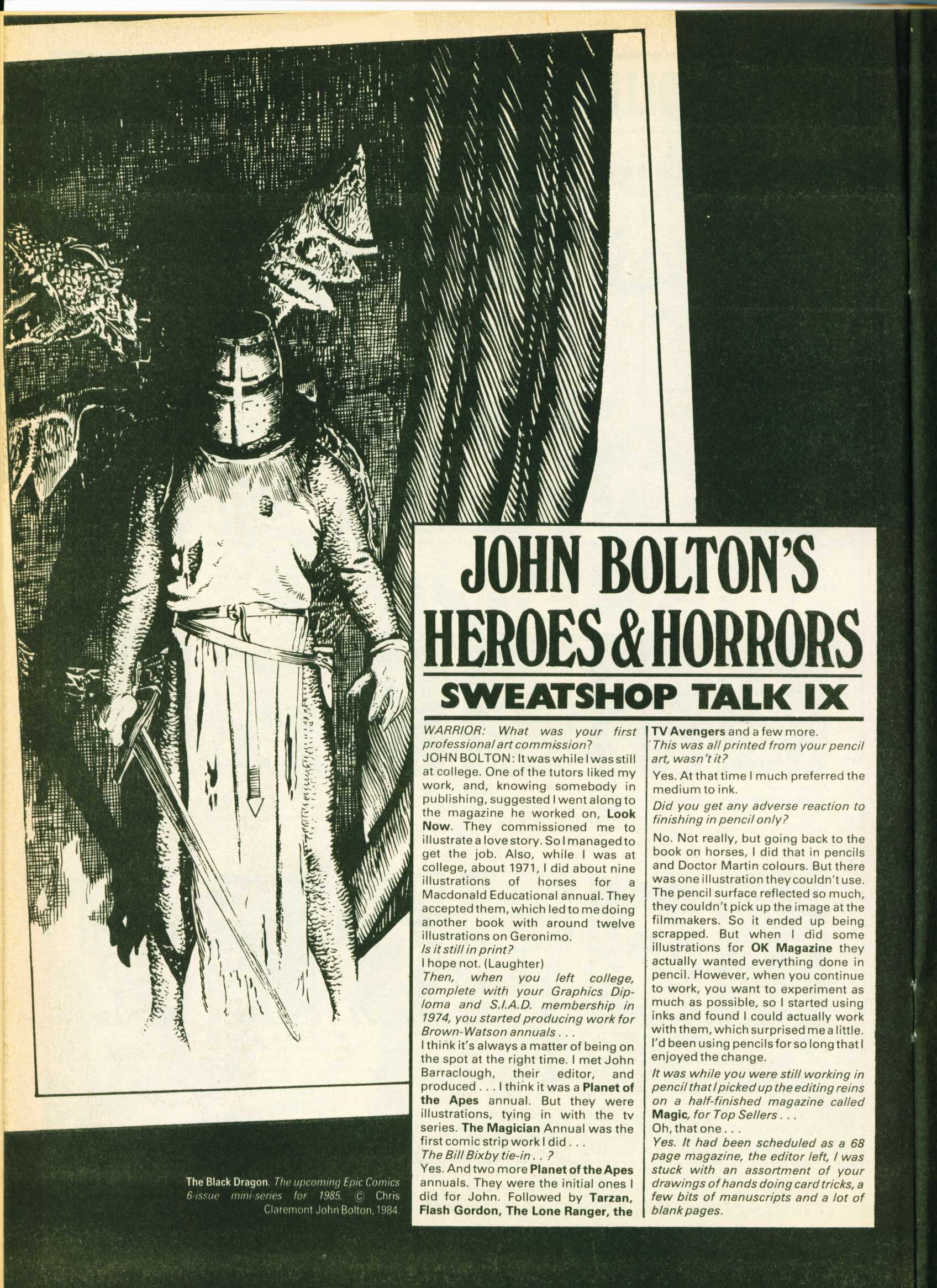 Read online Warrior comic -  Issue #24 - 22