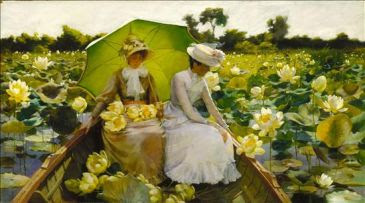 Flores de Loto 1888, Charles Courtney Curran