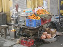 Venedor de suc de taronja