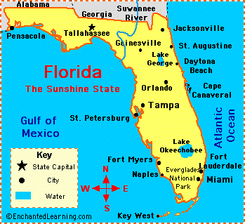 Escapadas y Vacaciones San Agust n - Map Of Florida 1
