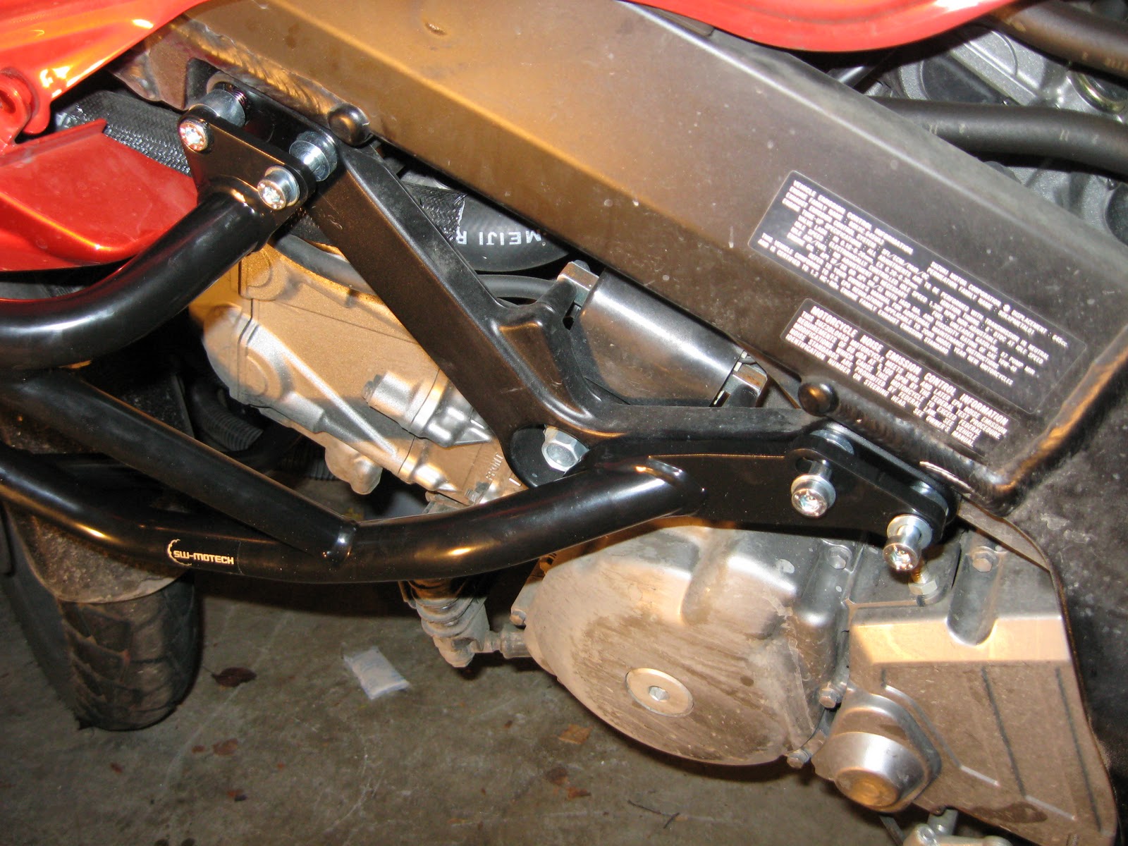 Motorcycling the Last Frontier SwMotech Crash Bar Installation