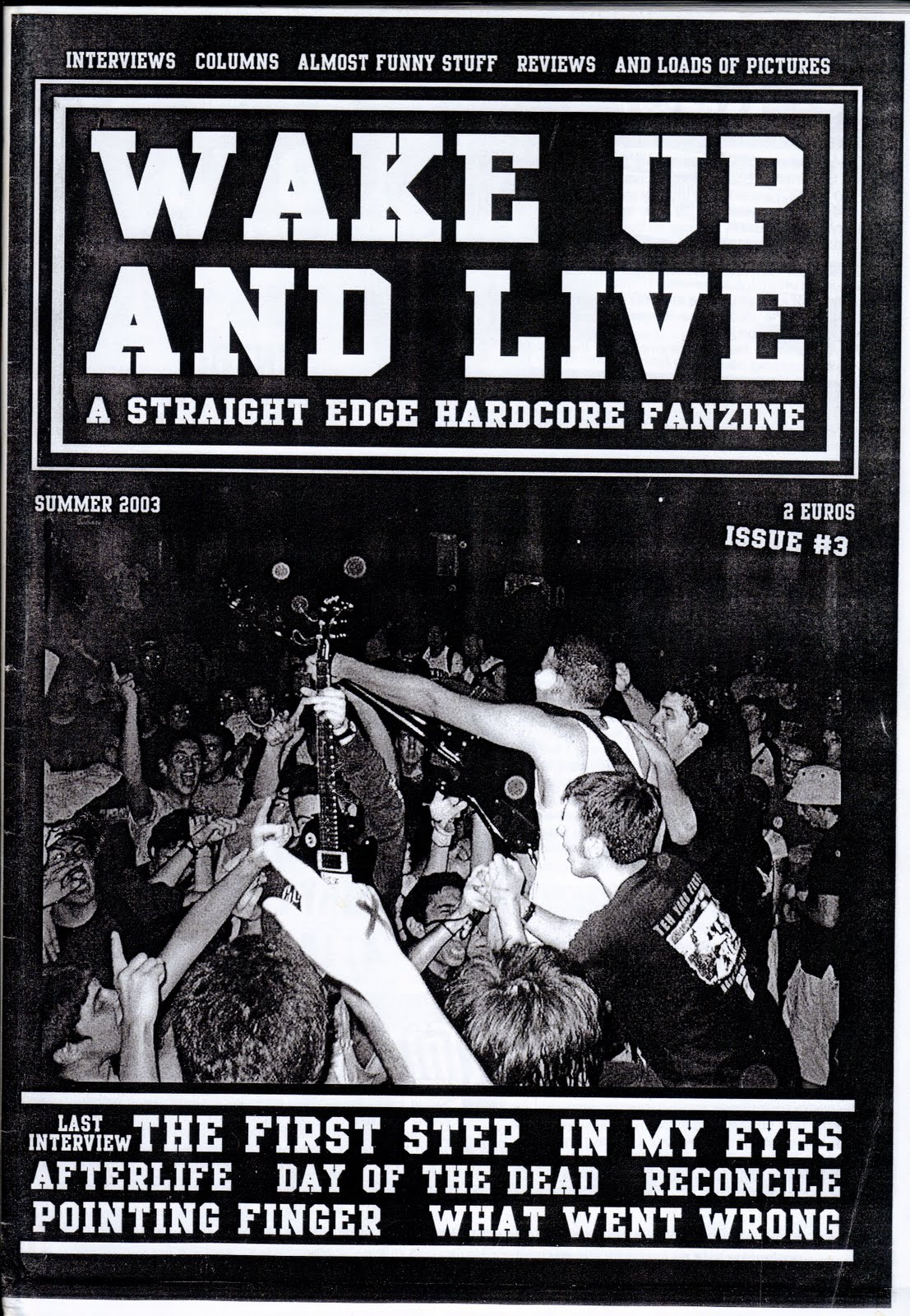Dust Wind Dude WAKE UP AND LIVE FANZINE 3 The First Step interview