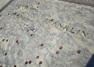 ben franklin gravestone
