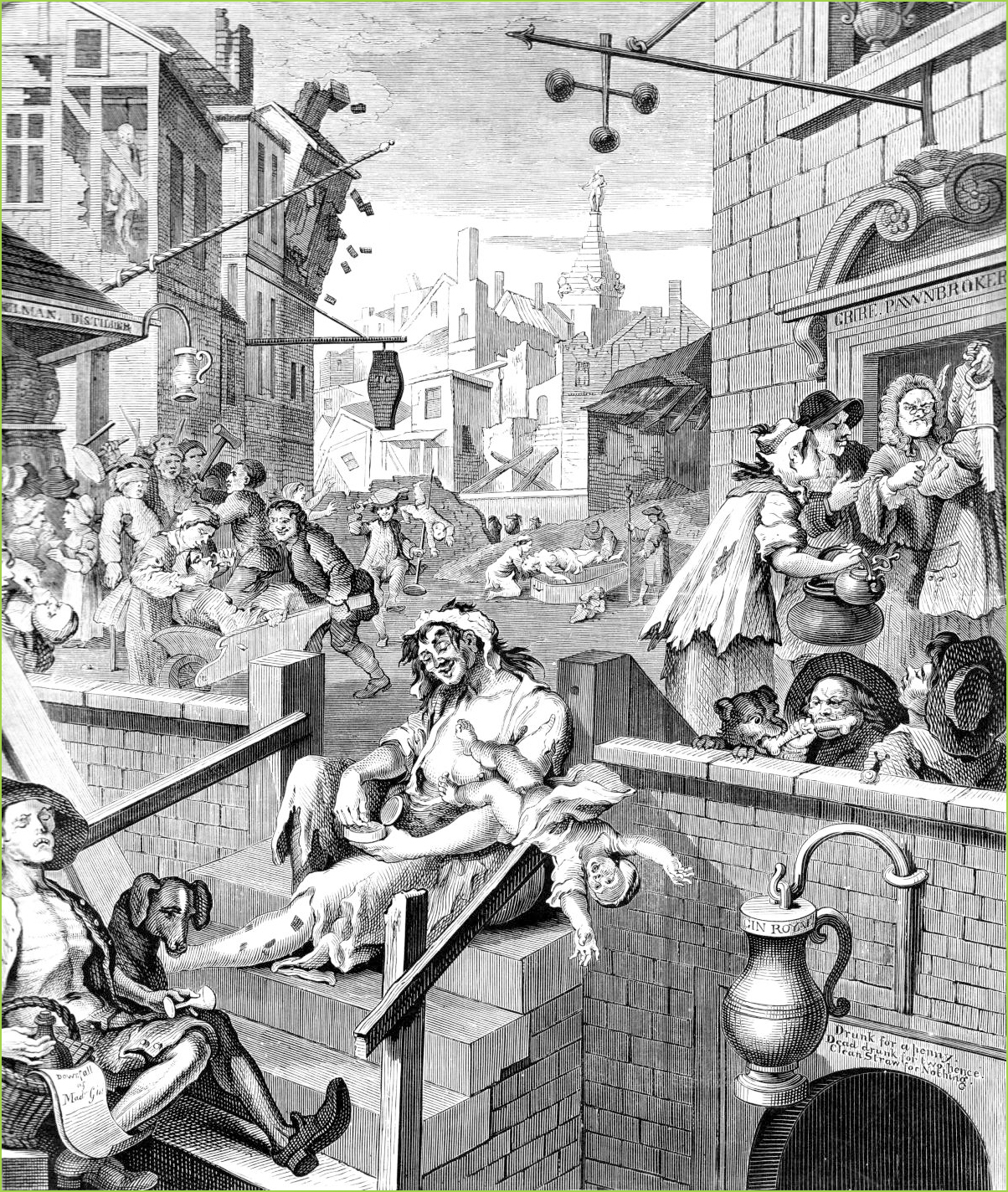 Fifty Pounds. The London Gin Craze