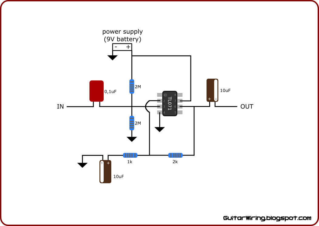 Wiring Diagram Preamp Eq