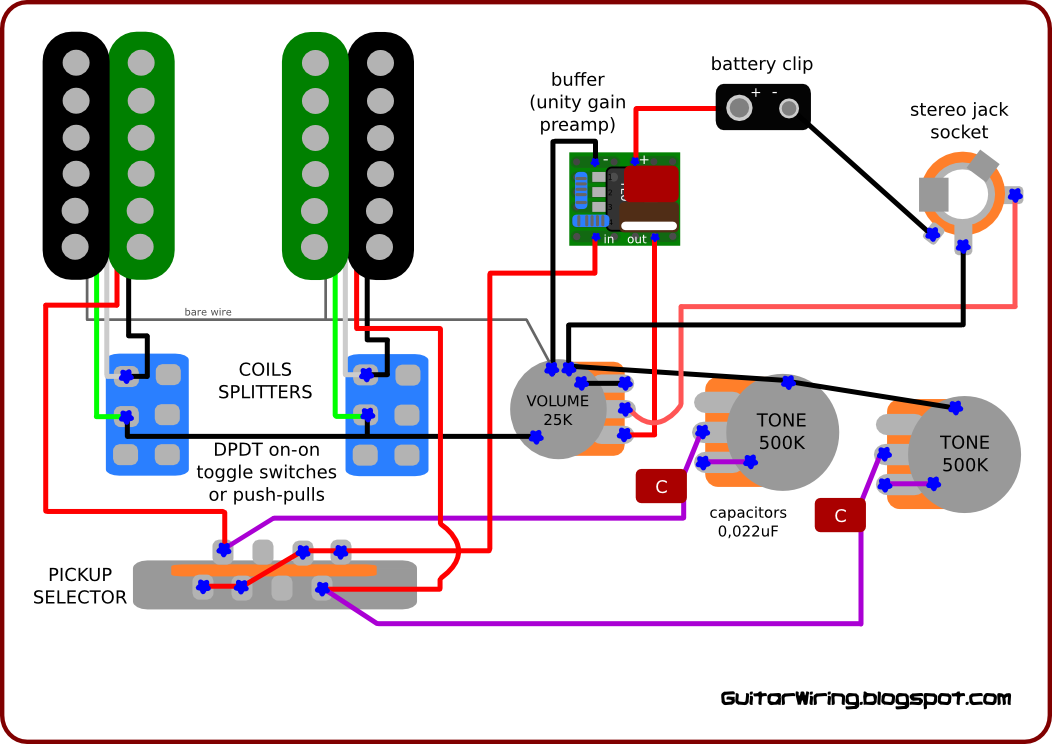 The Guitar Wiring Blog Diagrams And Tips Wiring Inspired By Jerry