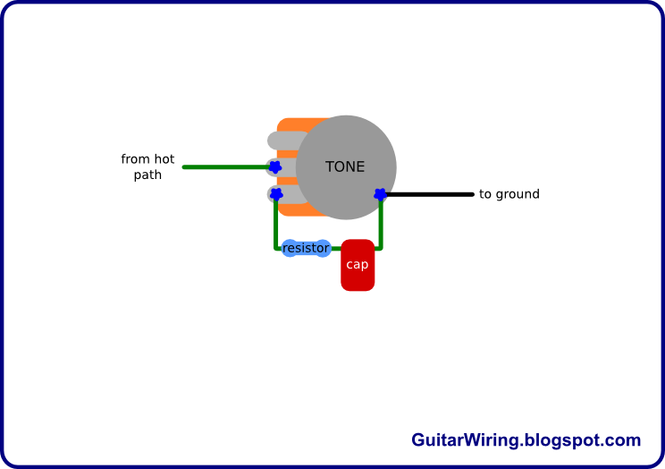 The Guitar Wiring Blog - diagrams and tips: Tone Control Mod wiring diagram for piezo pickups 