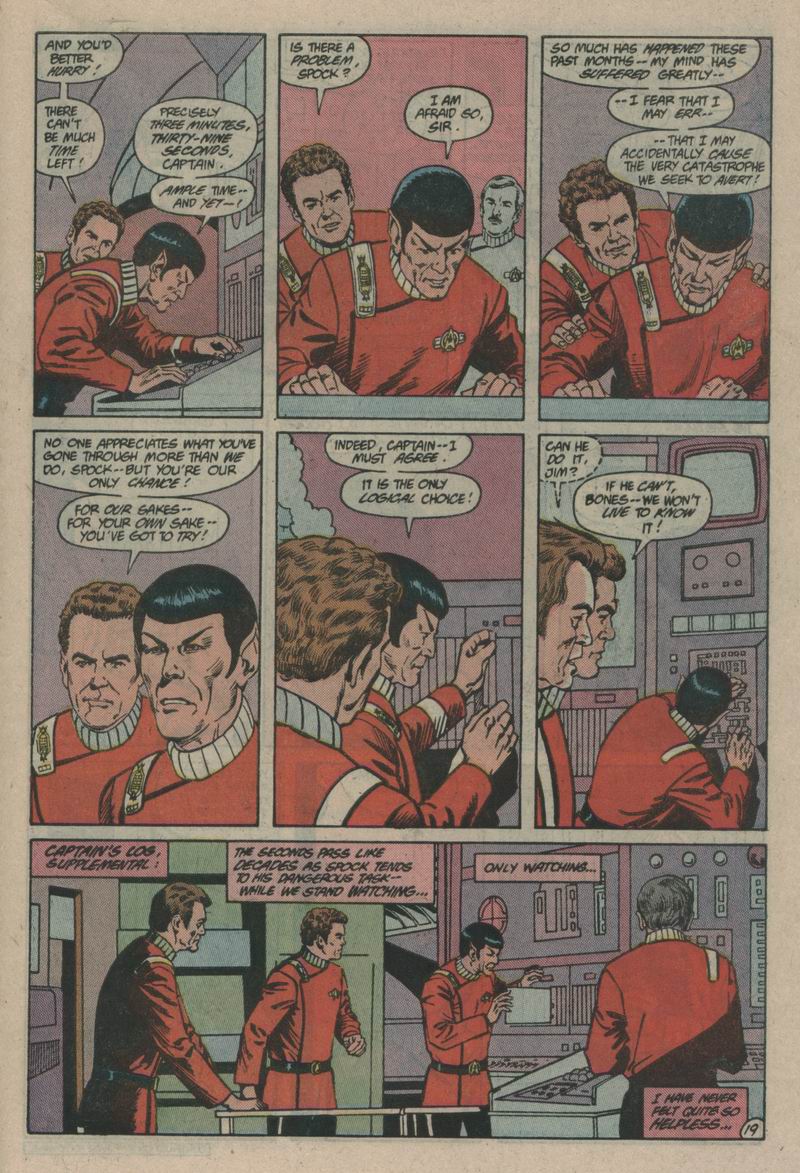 Read online Star Trek (1984) comic -  Issue #37 - 20