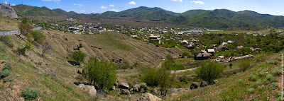 Панорамка: Кутлакская долина возле Веселого (Кутлак)