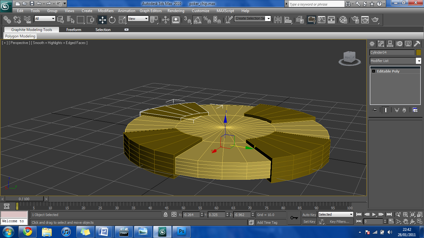 Owen ONeill 3D Poker Chip Design