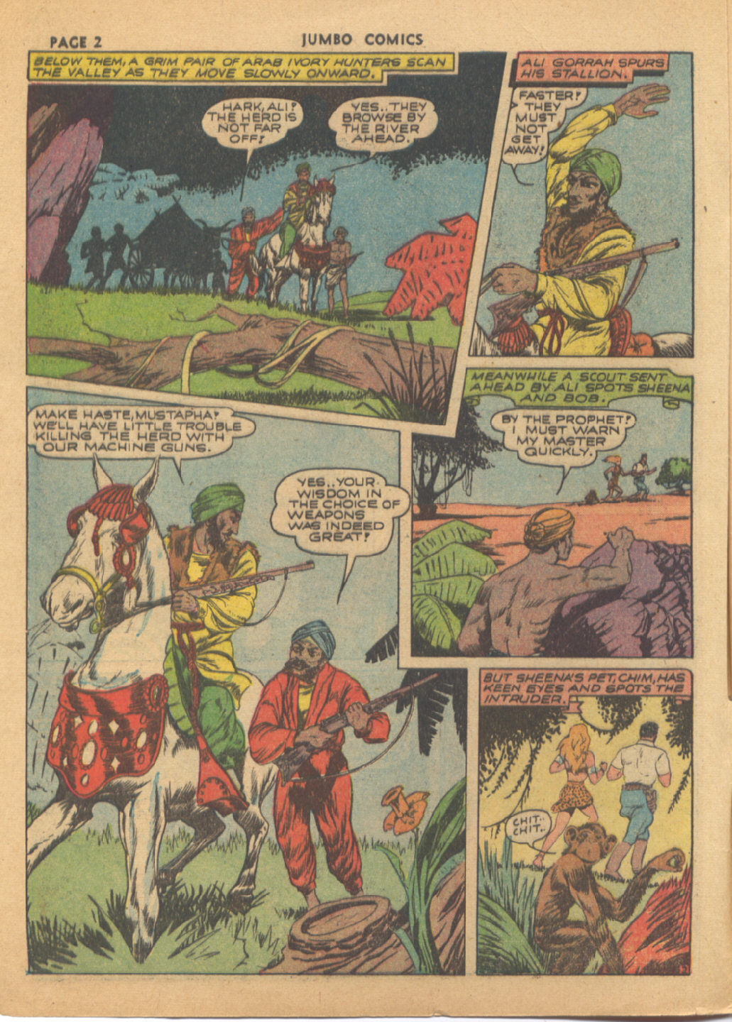 Read online Jumbo Comics comic -  Issue #33 - 4