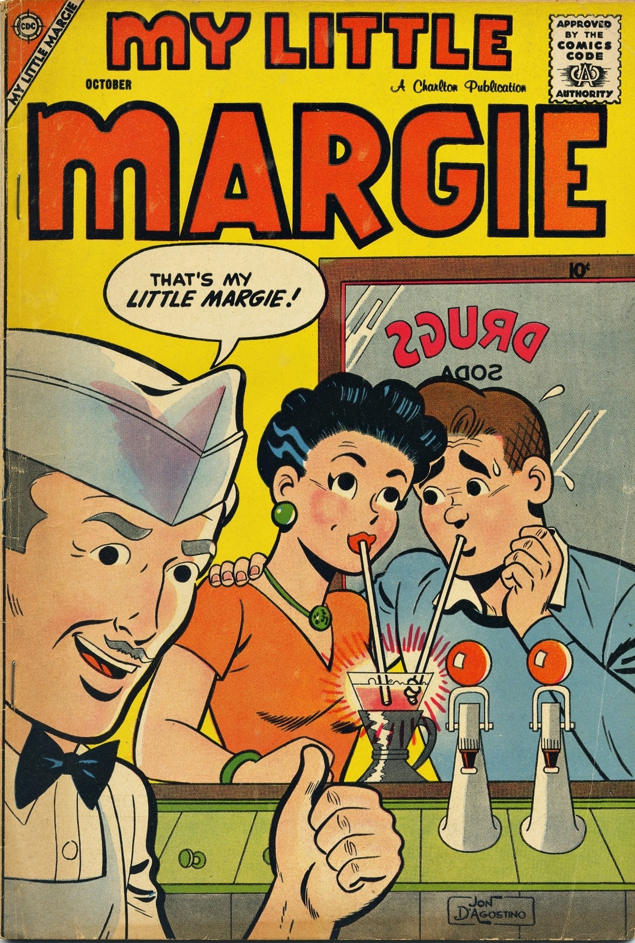 Read online My Little Margie (1954) comic -  Issue #21 - 1