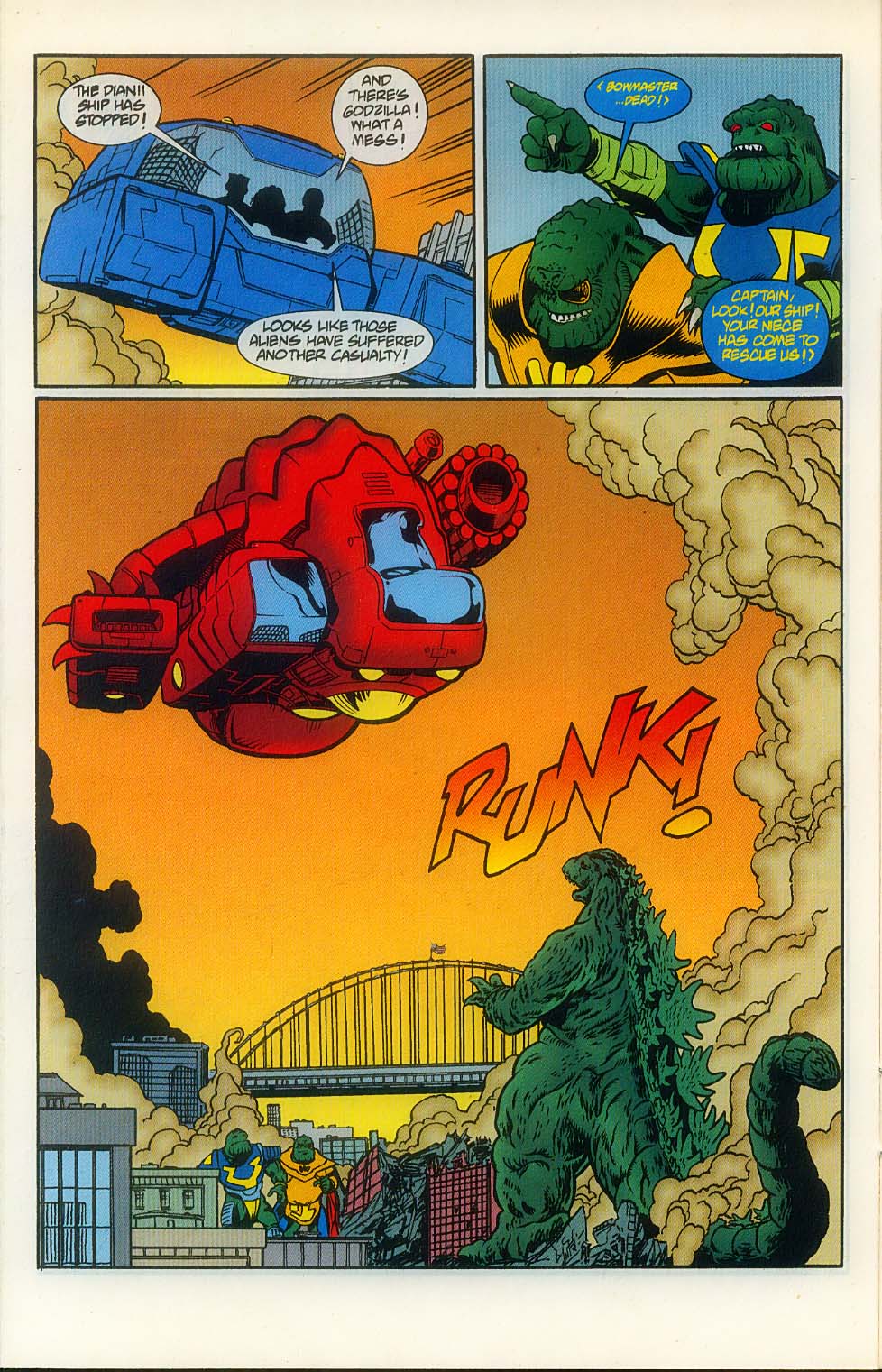 Read online Godzilla (1995) comic -  Issue #8 - 14